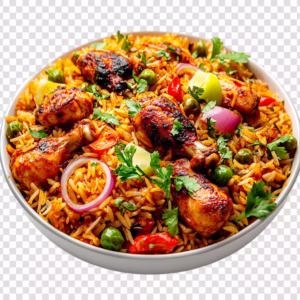 Jollof Rice with Chicken