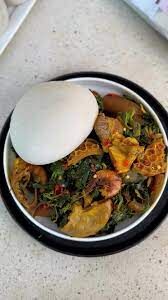 Efo Riro & Pounded Yam